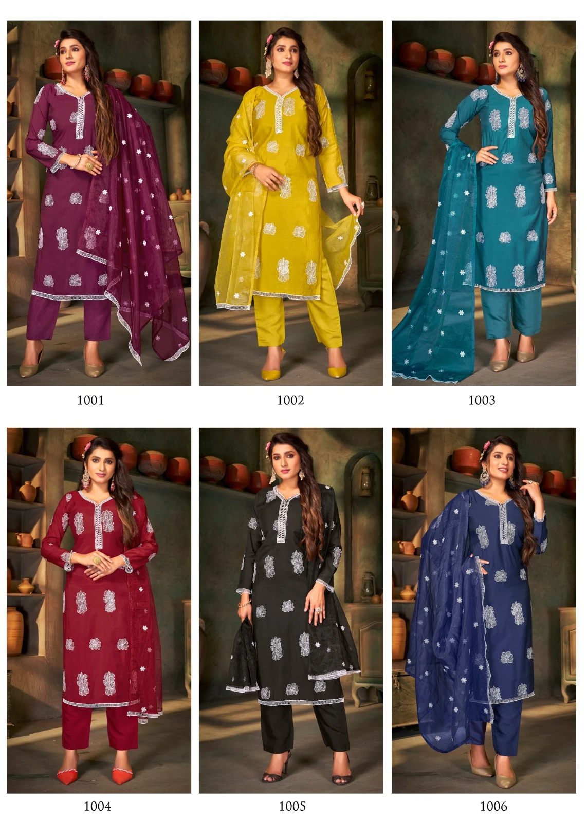 Banwery Peri Peri Heavy Russian Silk Wholesale Readymade Salwar Suit Catalog — Wholesale Readymade Suit, Banwery wholesale from Surat — view 13